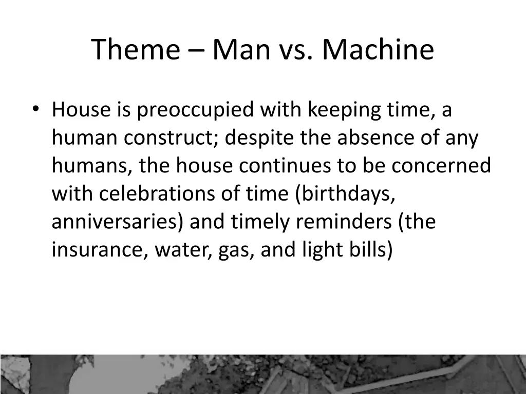 theme man vs machine