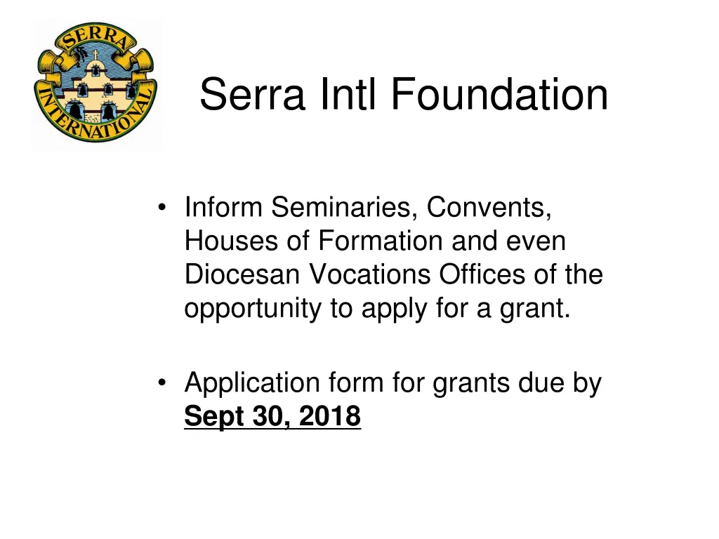 serra intl foundation