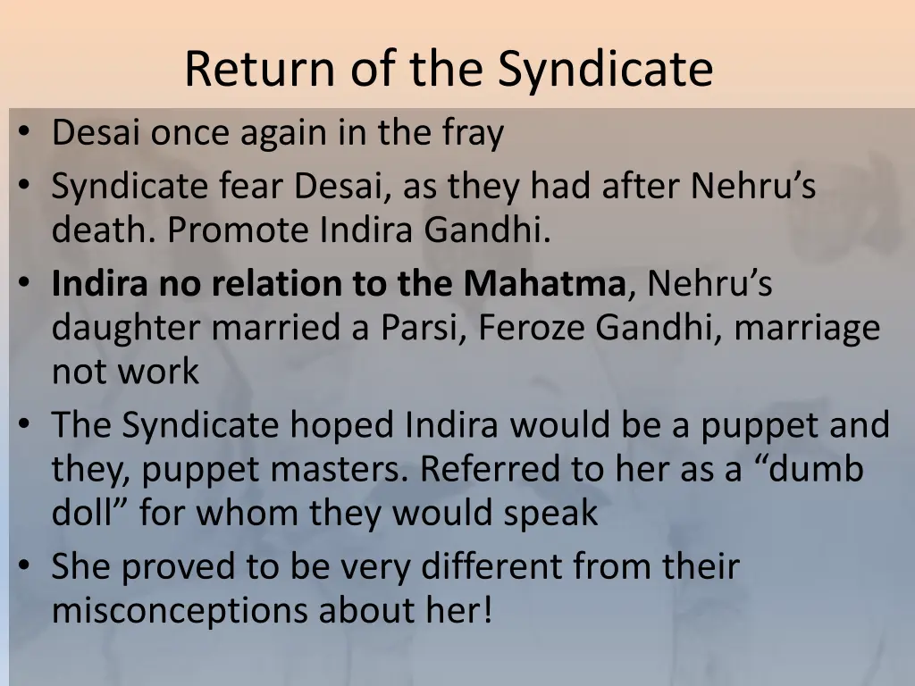 return of the syndicate desai once again