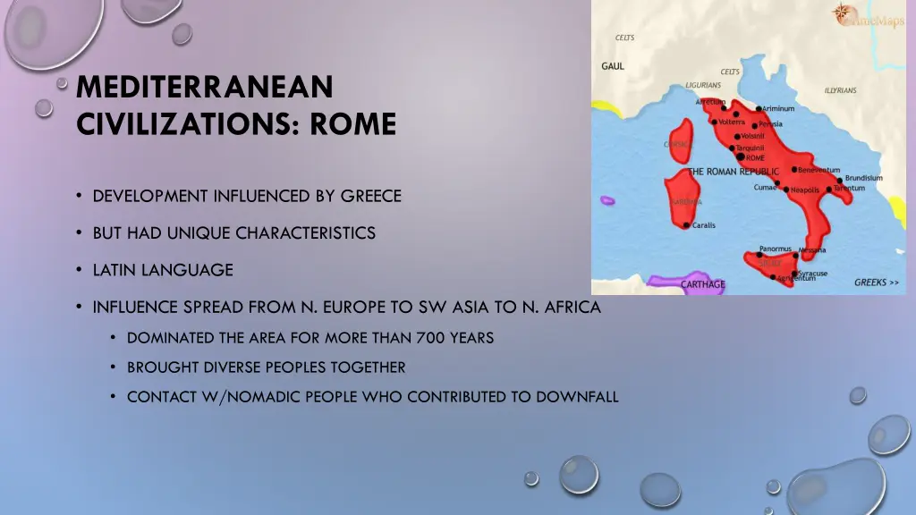 mediterranean civilizations rome