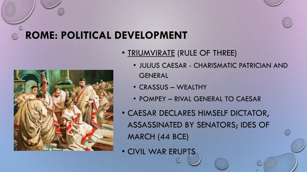 rome political development 2