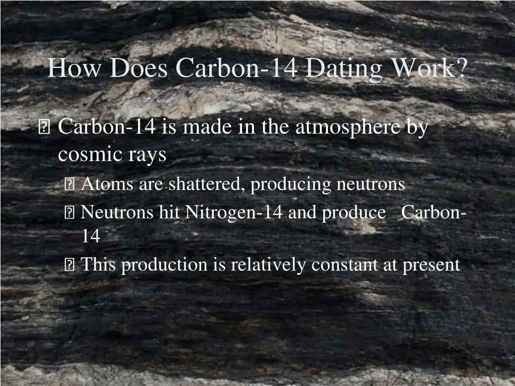 how does carbon 14 dating work