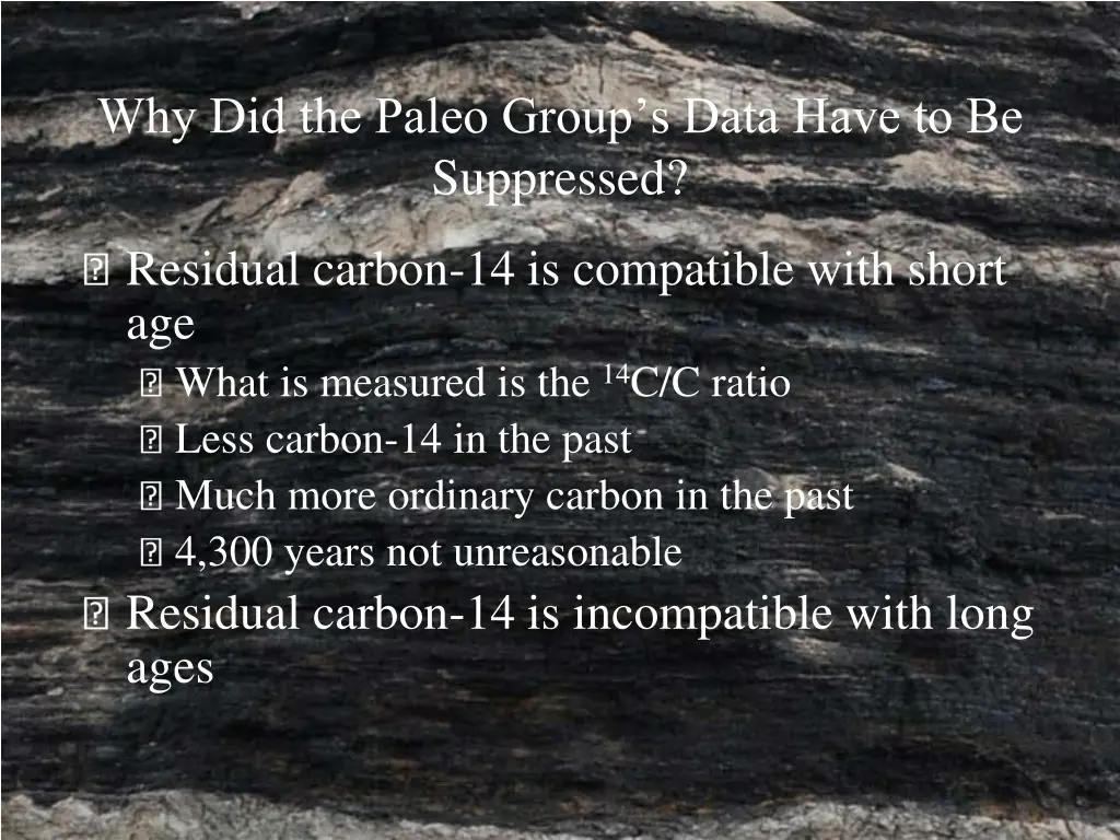 why did the paleo group s data have 1