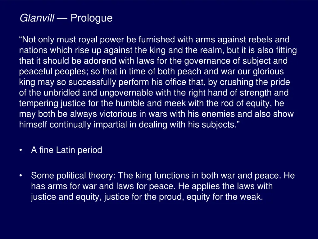 glanvill prologue