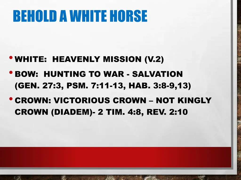 behold a white horse 1