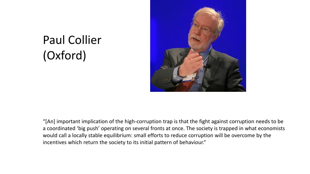 paul collier oxford