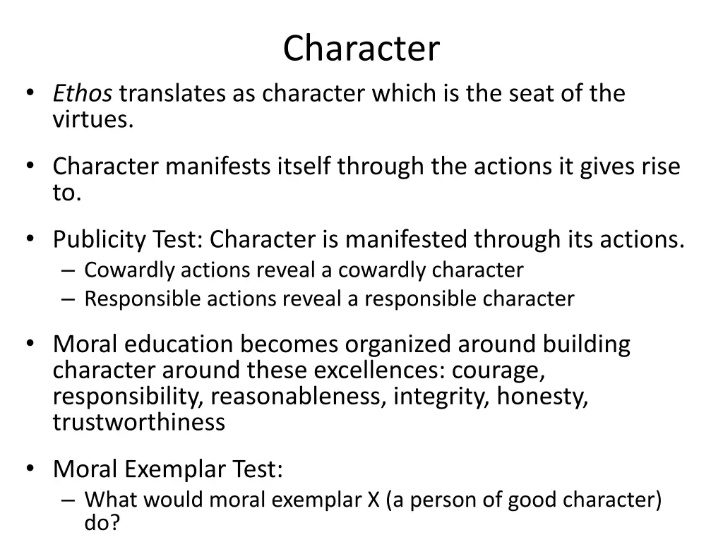 character