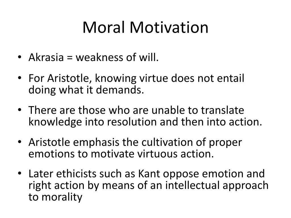 moral motivation