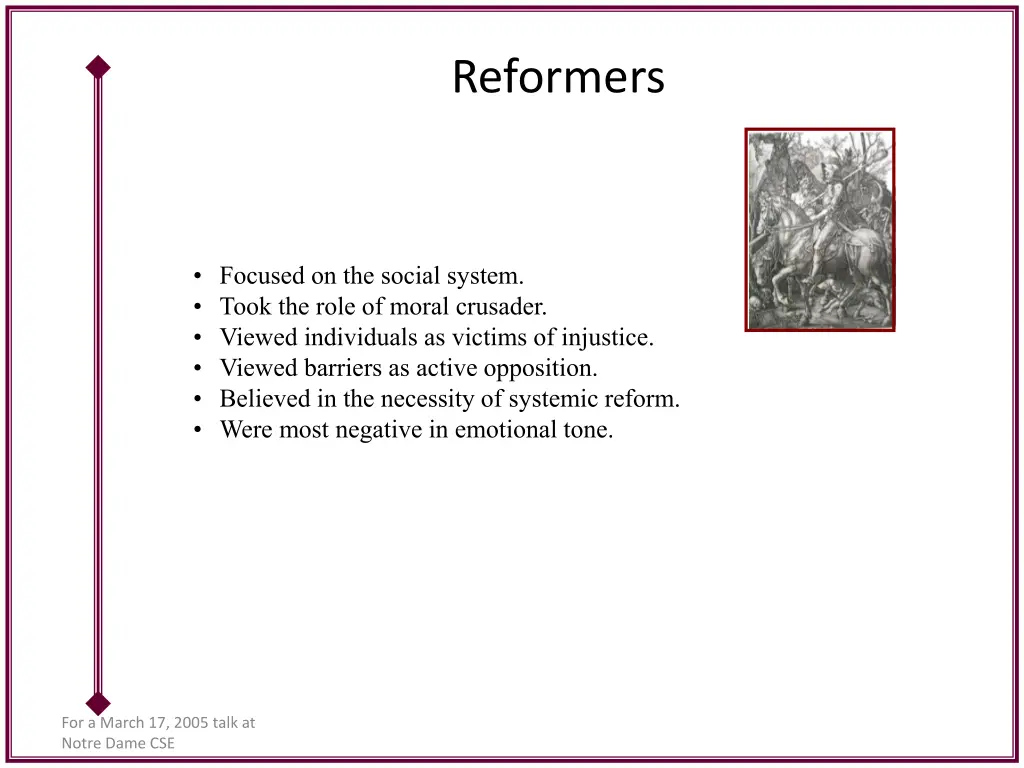 reformers