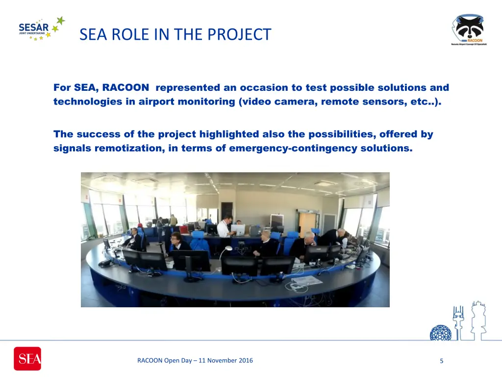 sea role in the project 1