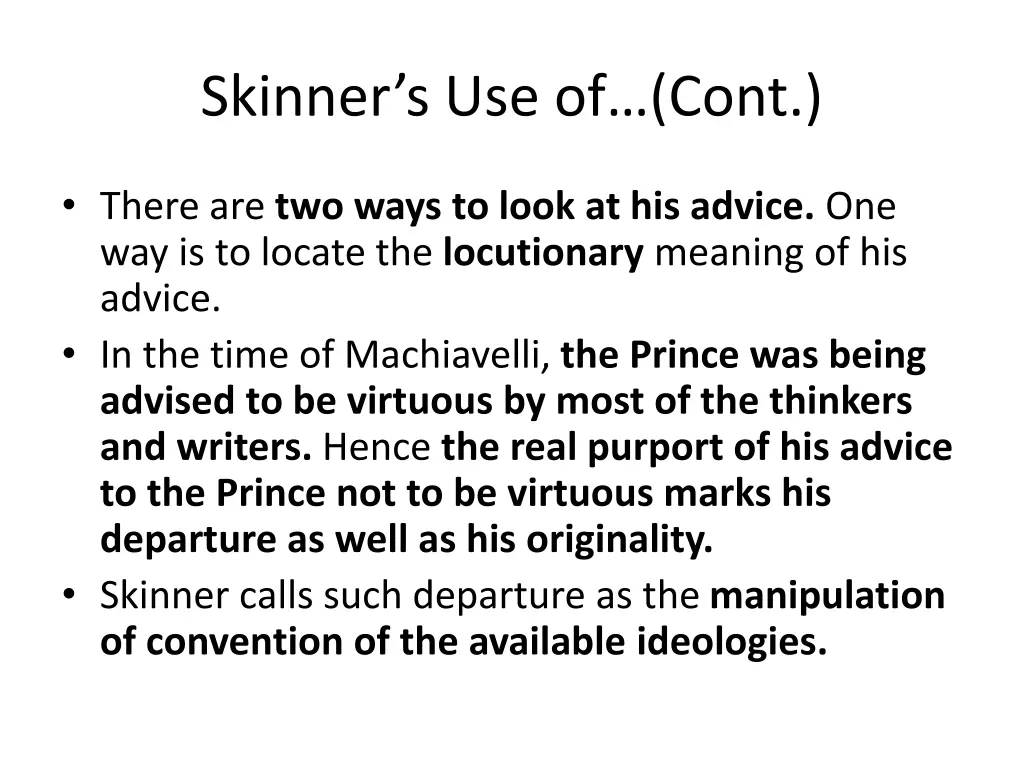 skinner s use of cont 1