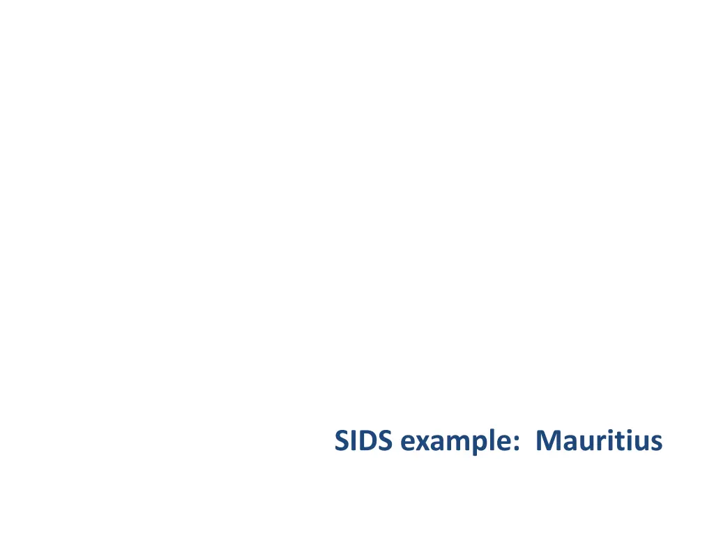 sids example mauritius