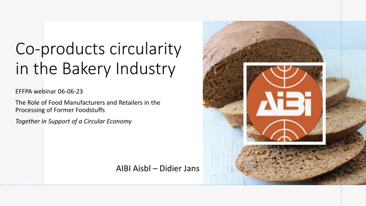 co products circularity in the bakery industry