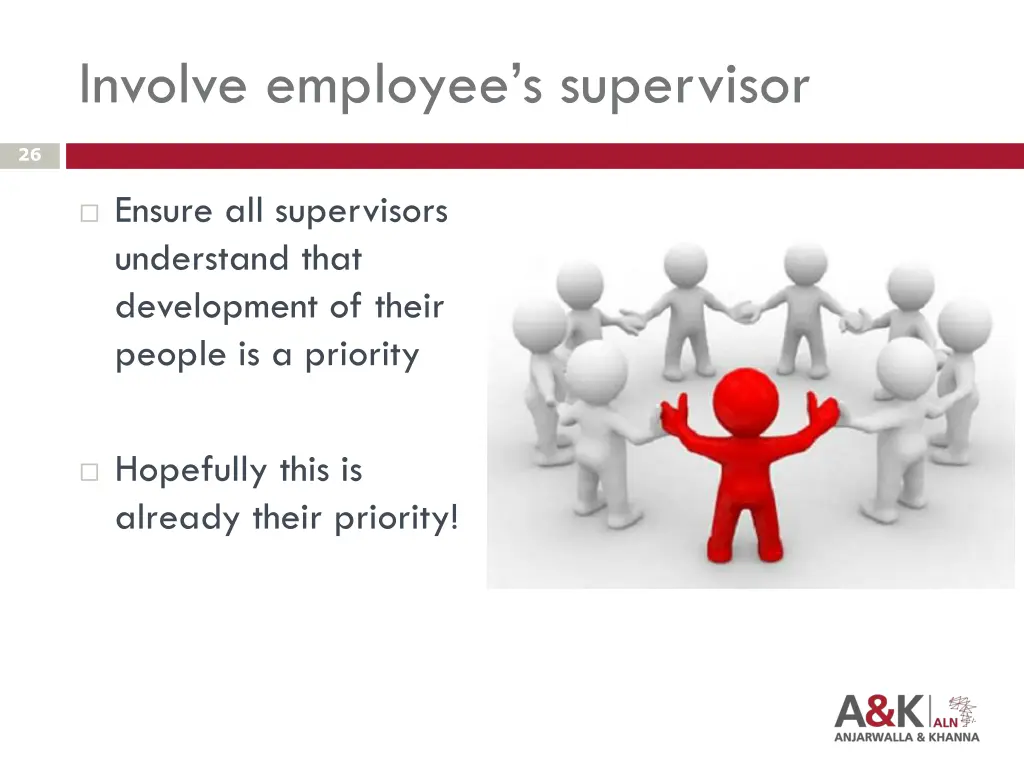 involve employee s supervisor