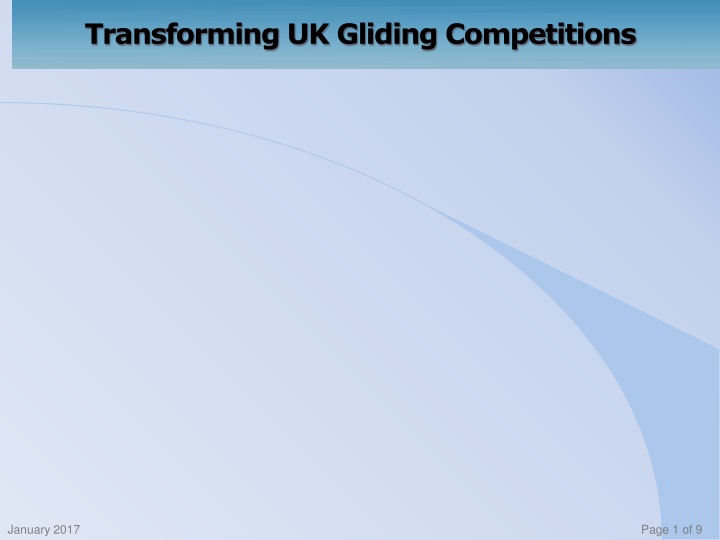 transforming uk gliding competitions