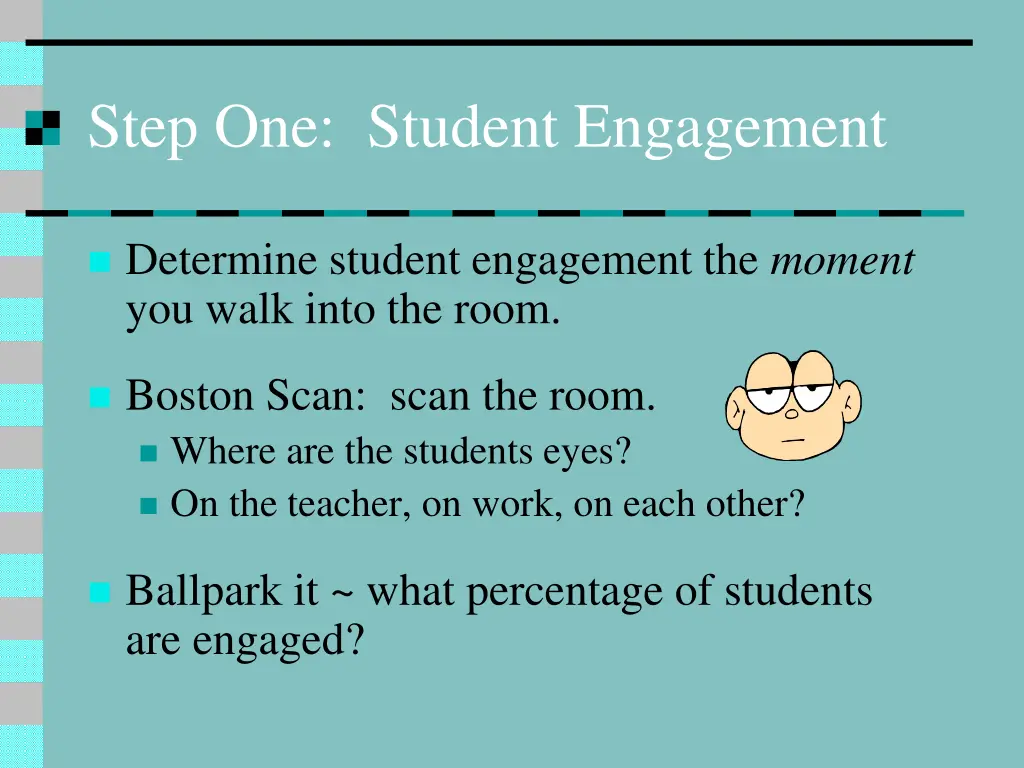 step one student engagement