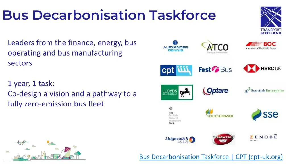 bus decarbonisation taskforce