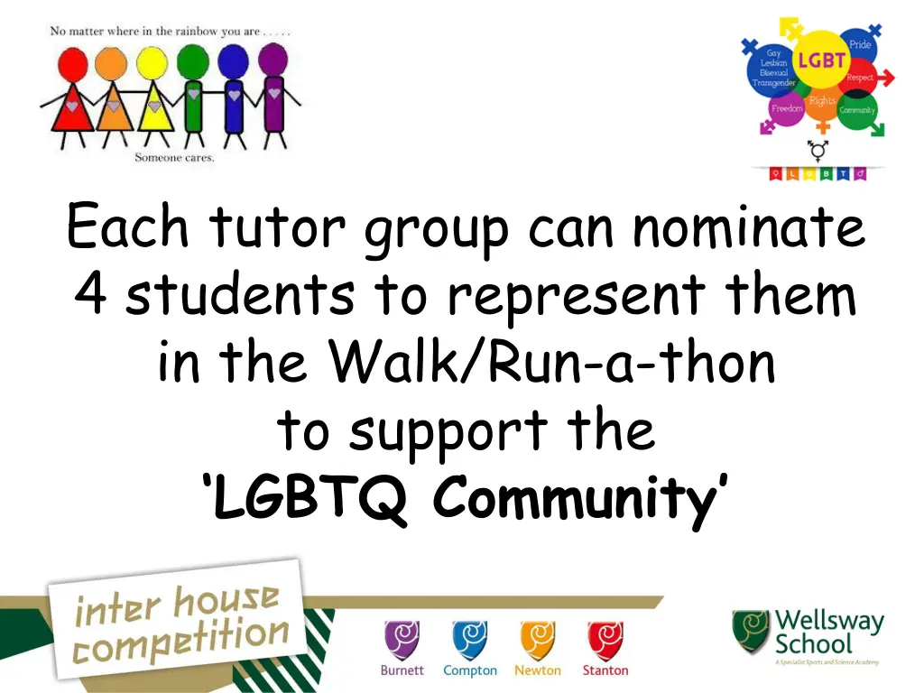 each tutor group can nominate 4 students