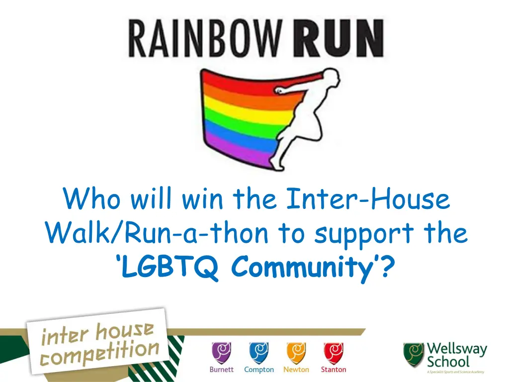 who will win the inter house walk run a thon