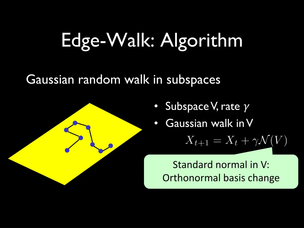 edge walk algorithm