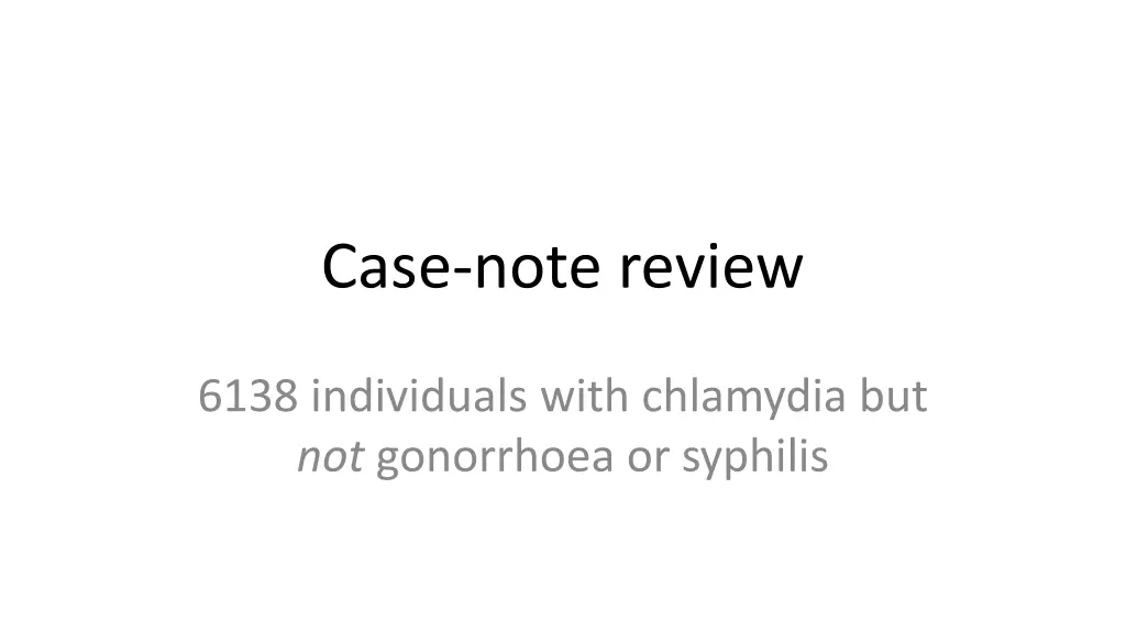 case note review