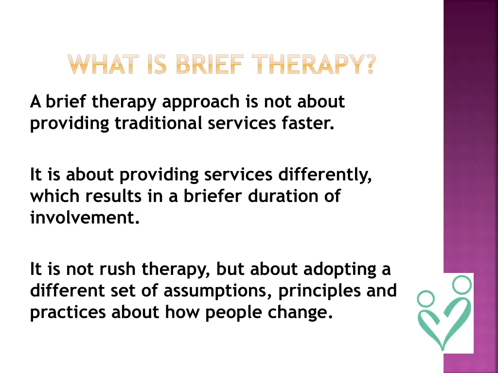 what is brief therapy