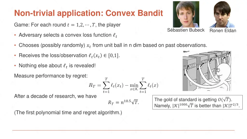 non trivial application convex bandit 1