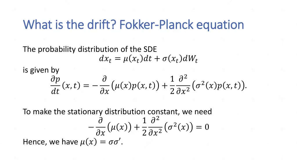 what is the drift fokker what is the drift fokker