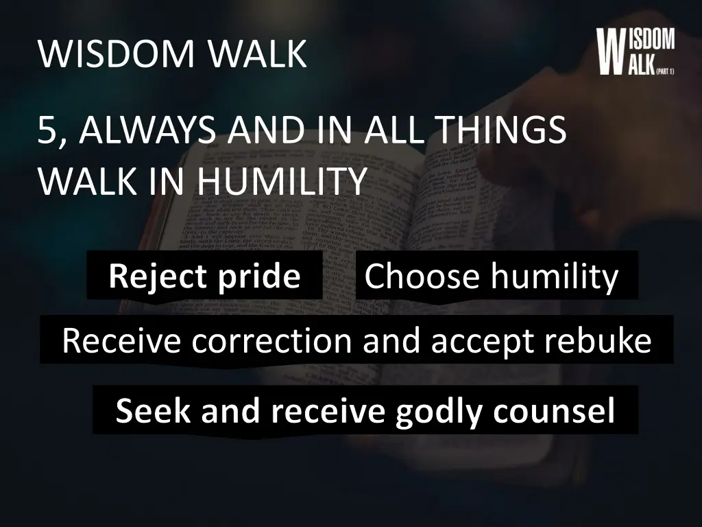 wisdom walk 21