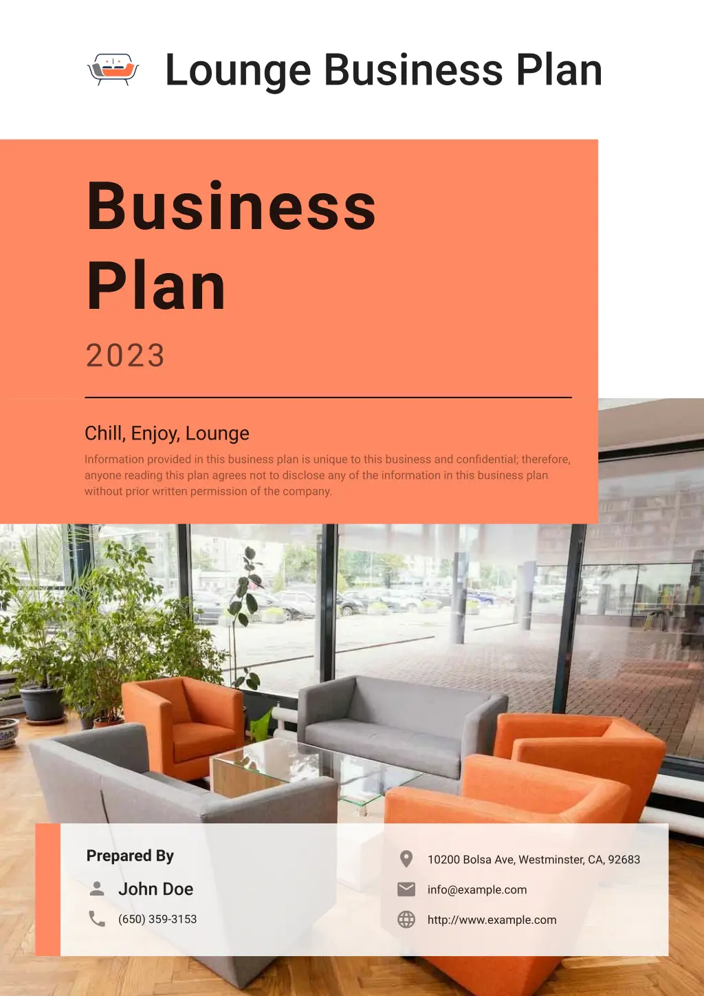 lounge business plan