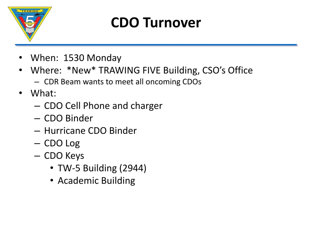 cdo turnover