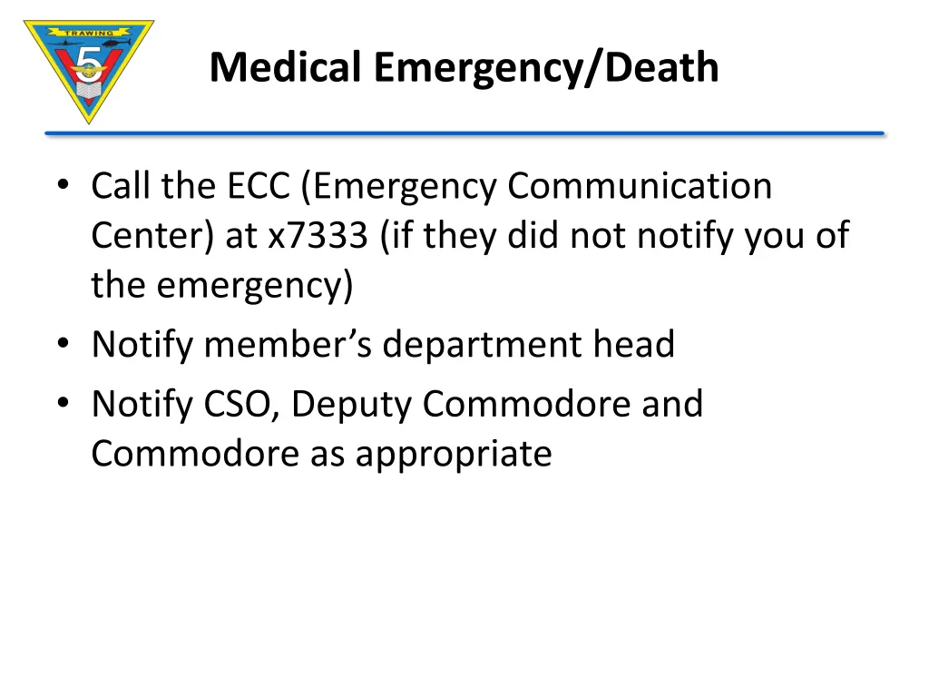 medical emergency death