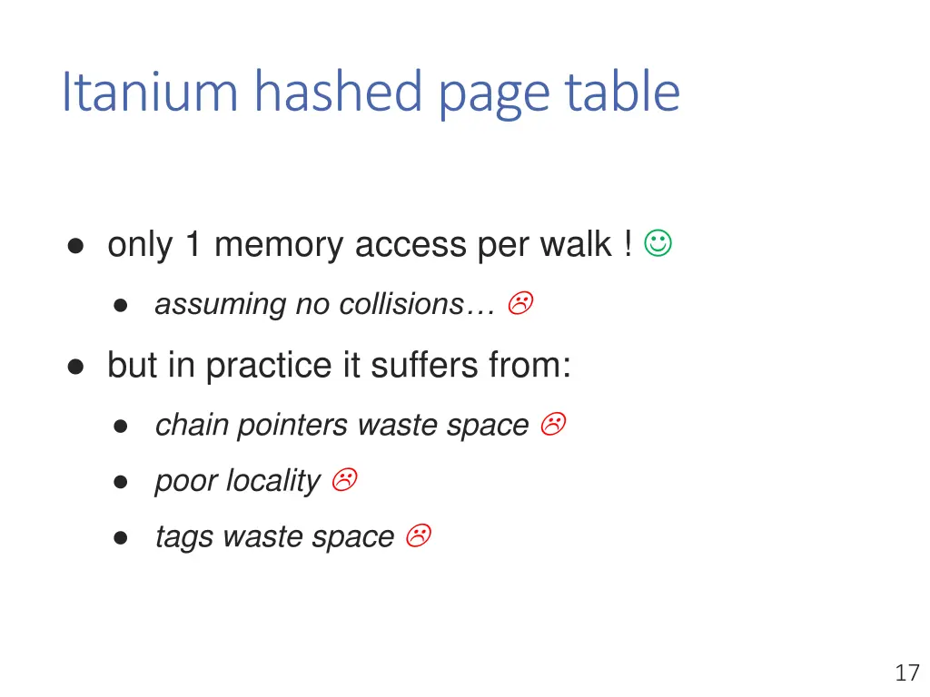 itanium hashed page table 2