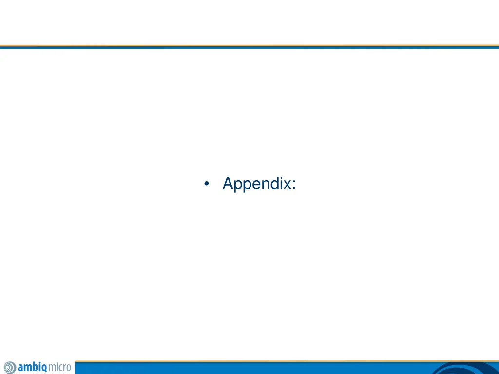 appendix