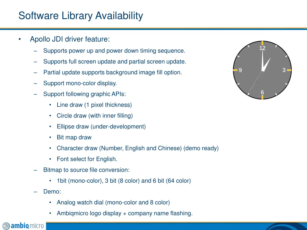 software library availability