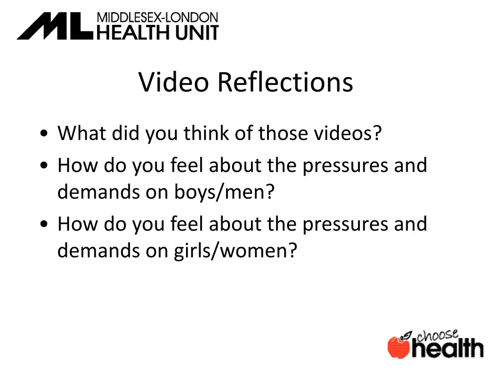 video reflections