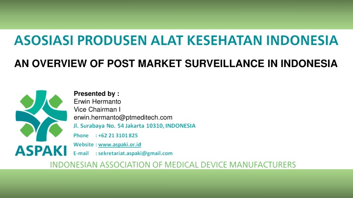 an overview of post market surveillance