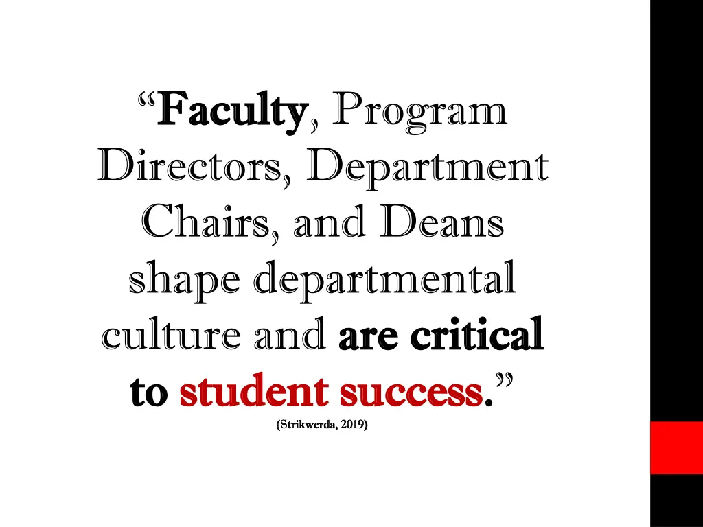 faculty faculty program directors department