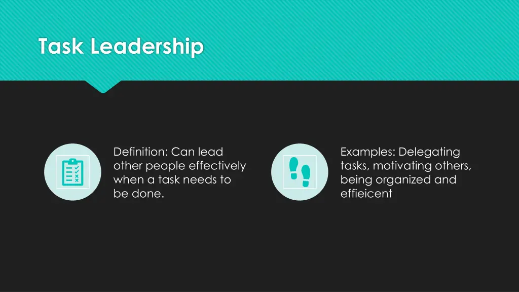 task leadership