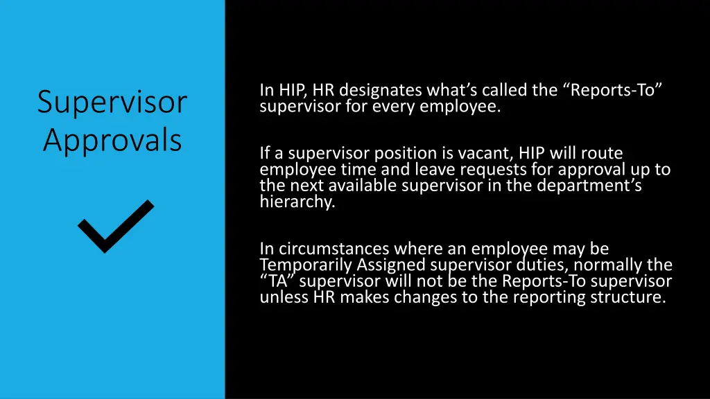 in hip hr designates what s called the reports