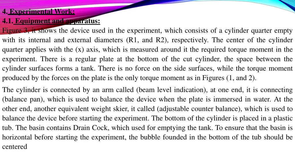 4 experimental work 4 1 equipment and apparatus