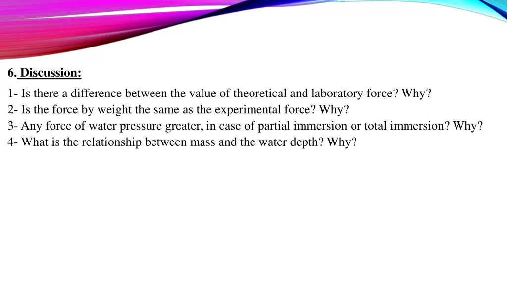 6 discussion 1 is there a difference between