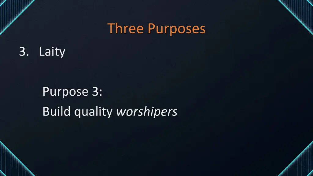 three purposes 2