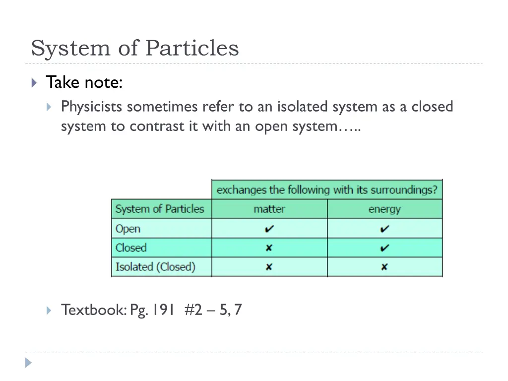 system of particles 3