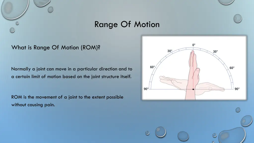 range of motion 1