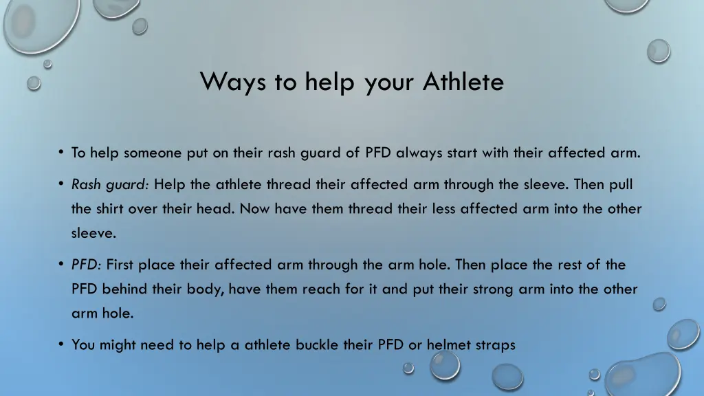 ways to help your athlete