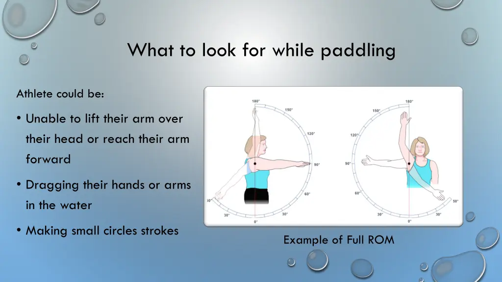 what to look for while paddling