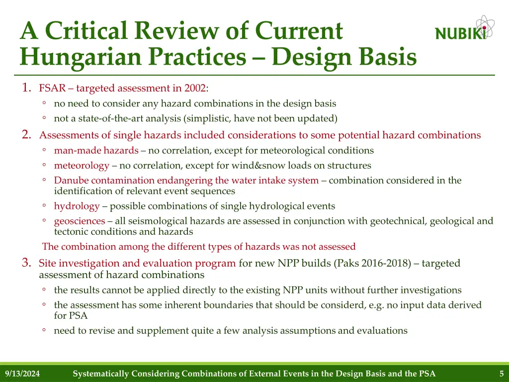 a critical review of current hungarian practices