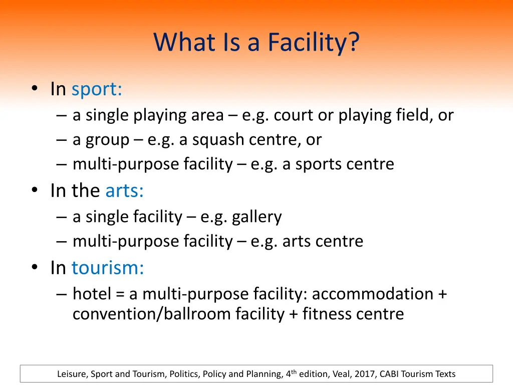 what is a facility