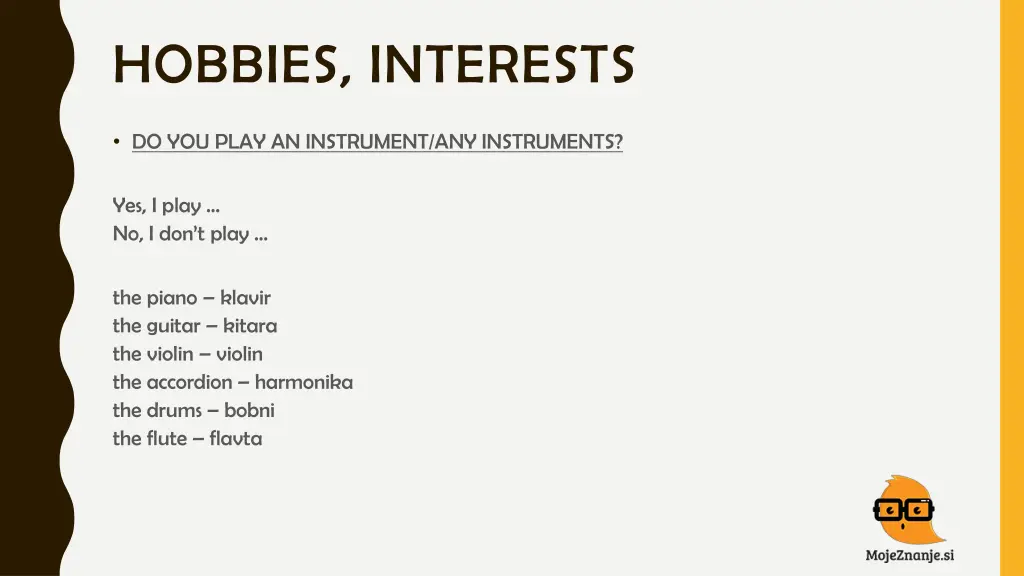 hobbies interests 1